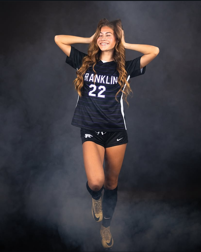 Soccer athlete portrait